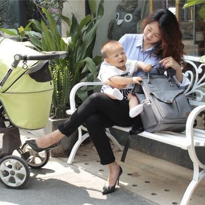 Teknum Double Stroller Combo - Dark Grey